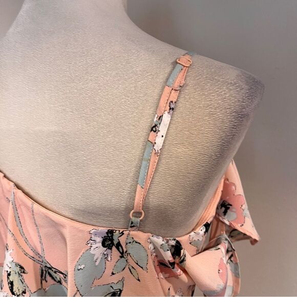 Floral Pink Ruffle Maxi Dress - Picture 8 of 15